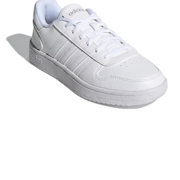 Adidas Neo Adidas Womens Hoops 2.0 Cloud White/Grey Badsketball Shoe Low - Picture 6 of 16